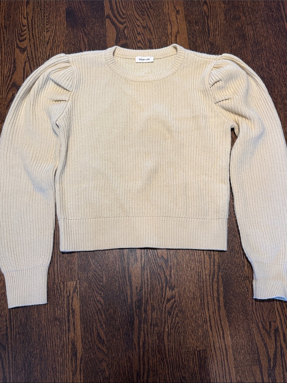 Sugar+Lips sweater cream colored